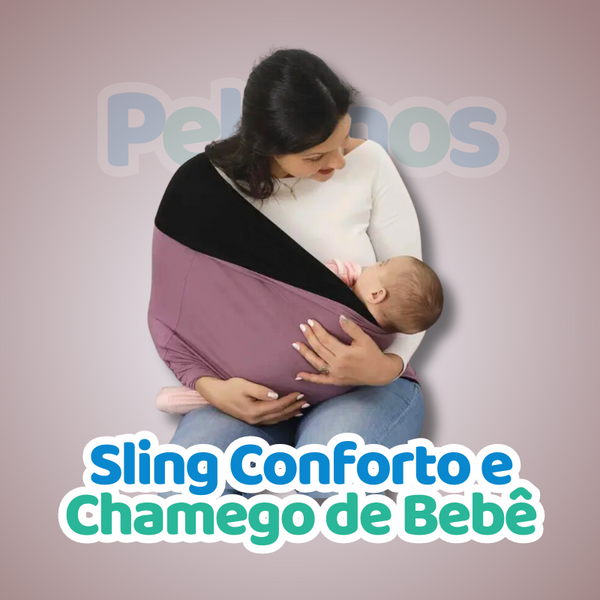 Sling Conforto e Chamego de Bebê